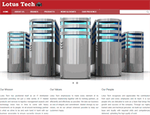 Tablet Screenshot of lotus-tec.com